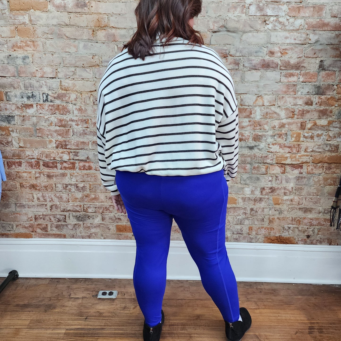 Blue Leggings with Pockets