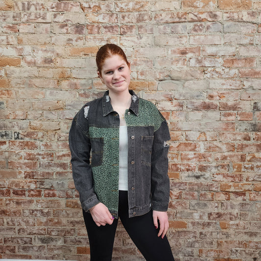 Distressed Jean Jacket