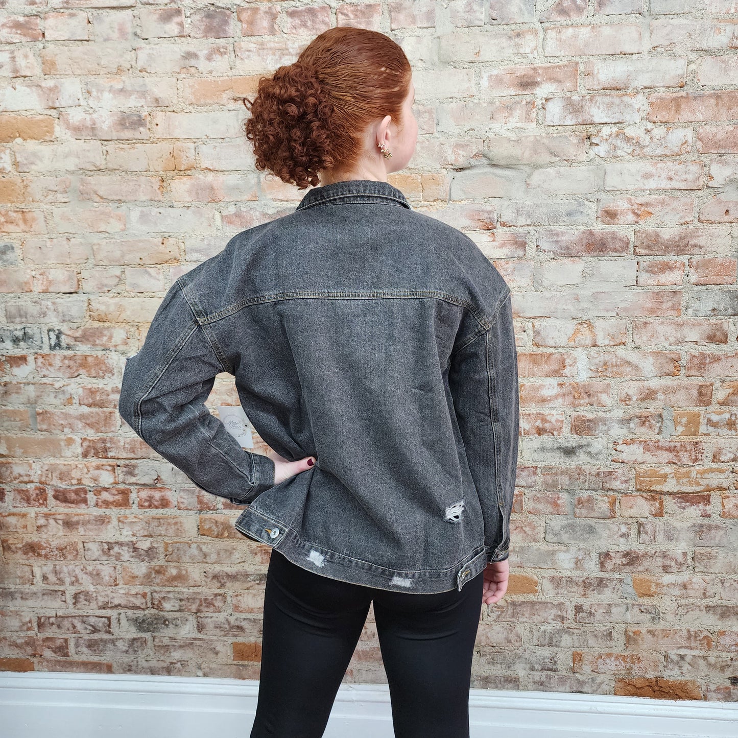 Distressed Jean Jacket