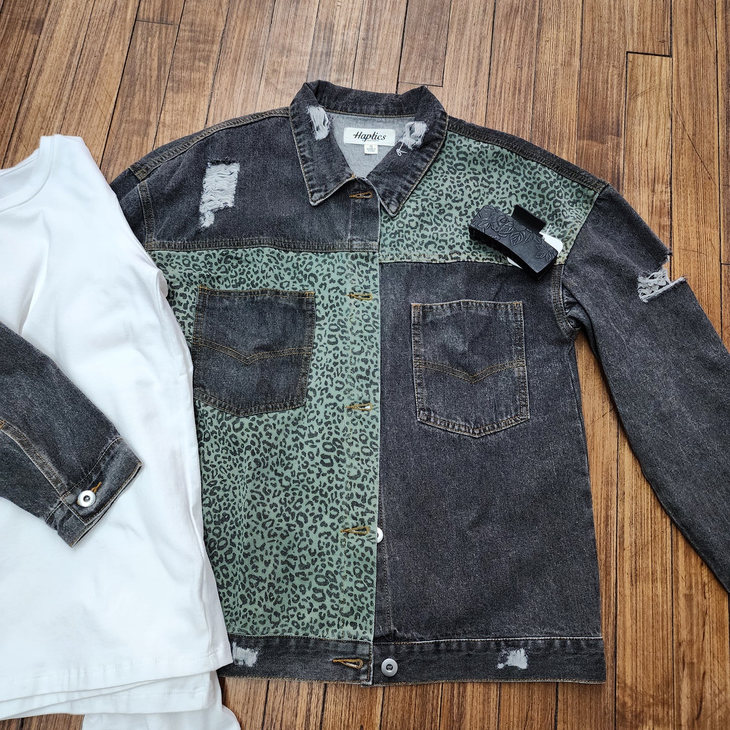 Distressed Jean Jacket