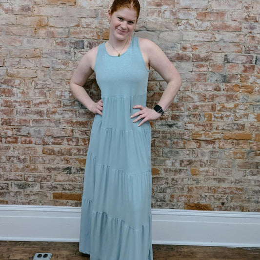 Tank Tiered Maxi Dress
