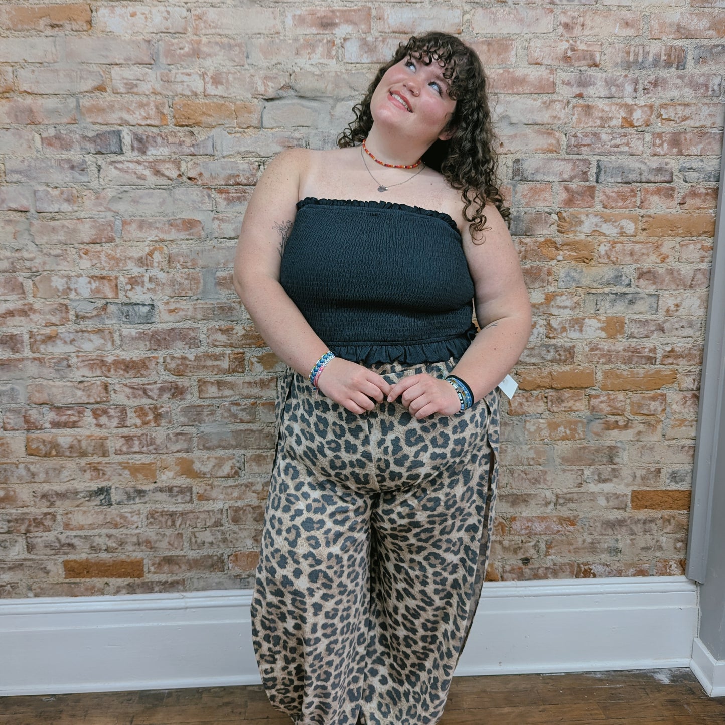 Black Ribbed Tube Top