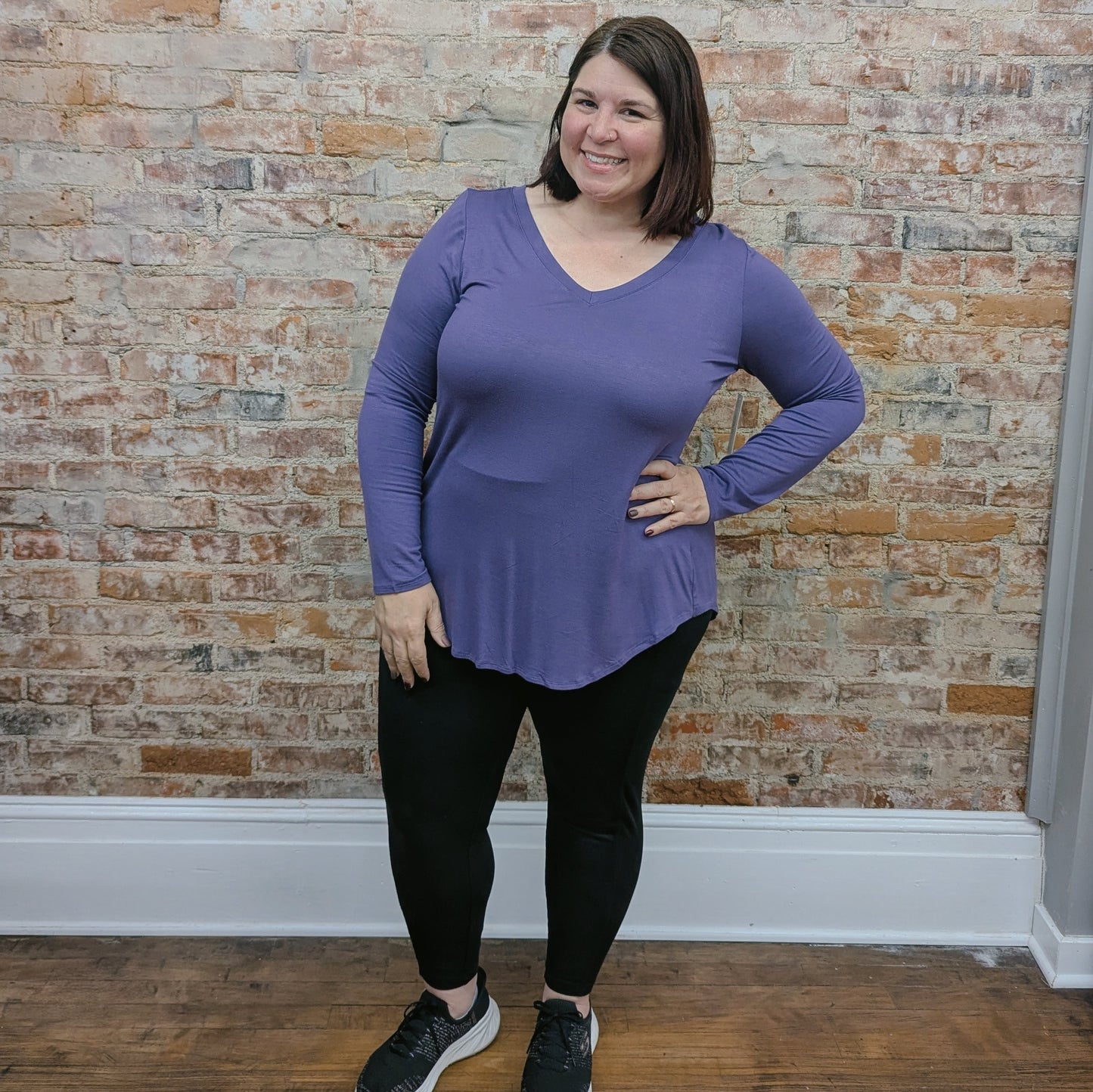 Lilac Tunic Top