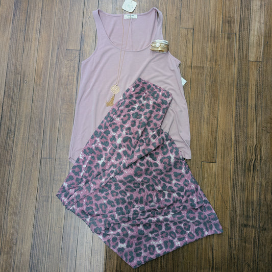 Animal Print Palazzo Pants