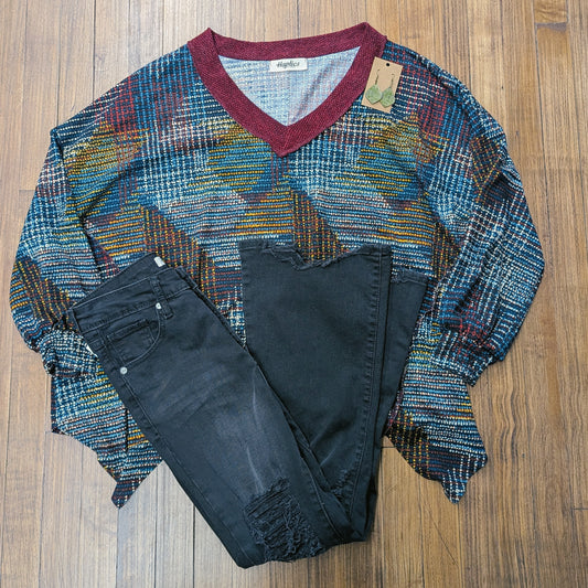 Coogi Inspired Long Sleeve Top