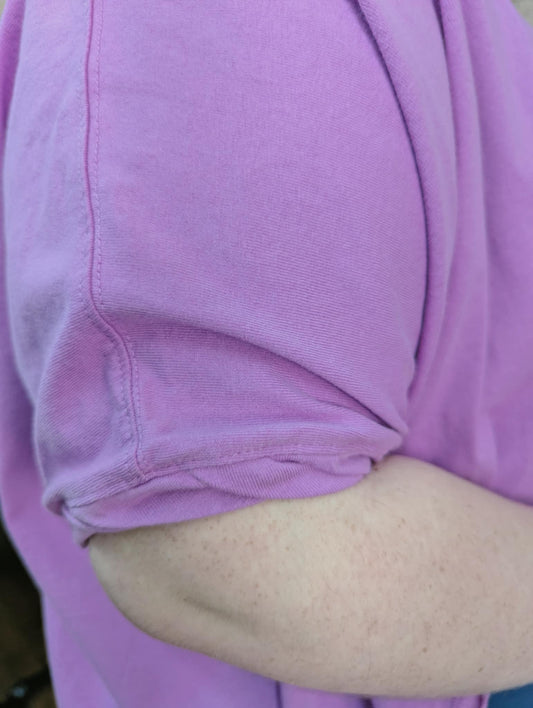 Oversized Drop Shoulder Crop