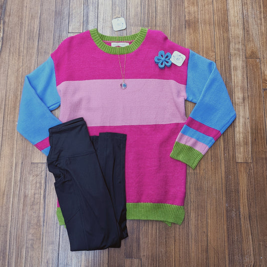 Bright Colorblock Sweater