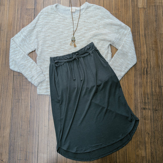 Gray Skirt