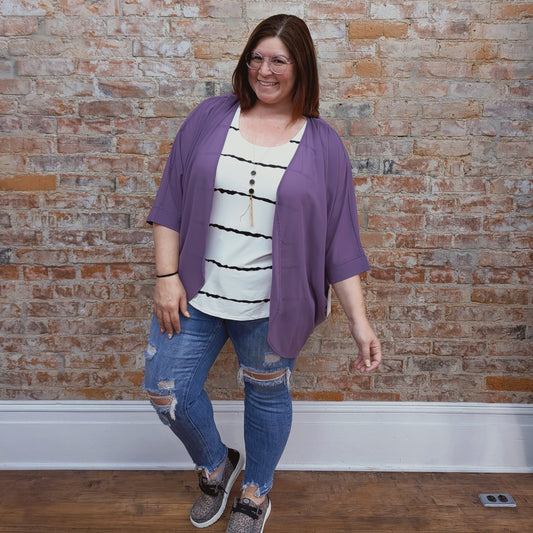 Black Striped Tank Top
