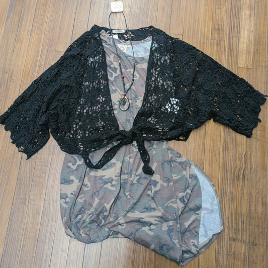 Crochet Tie Kimono