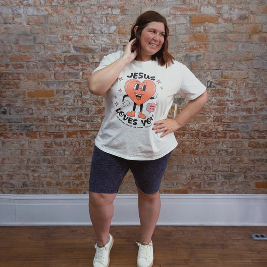 Acid Washed Comfy Shorts