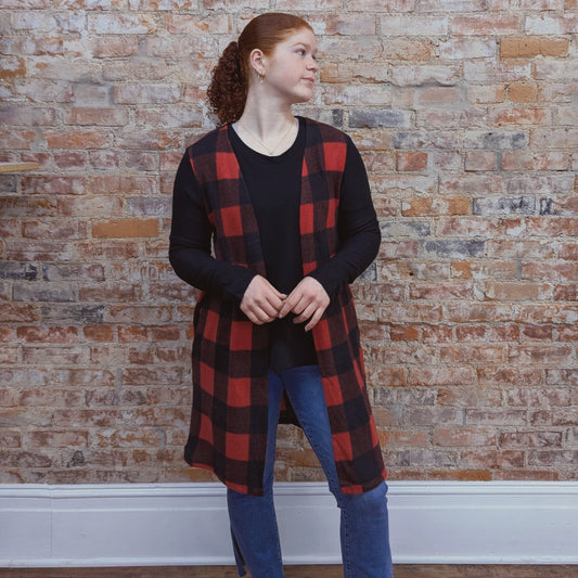 Buffalo Check Cardigan