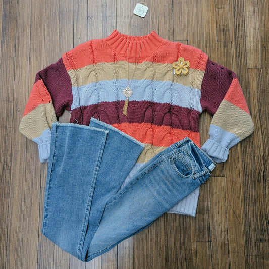 Color Block Sweater