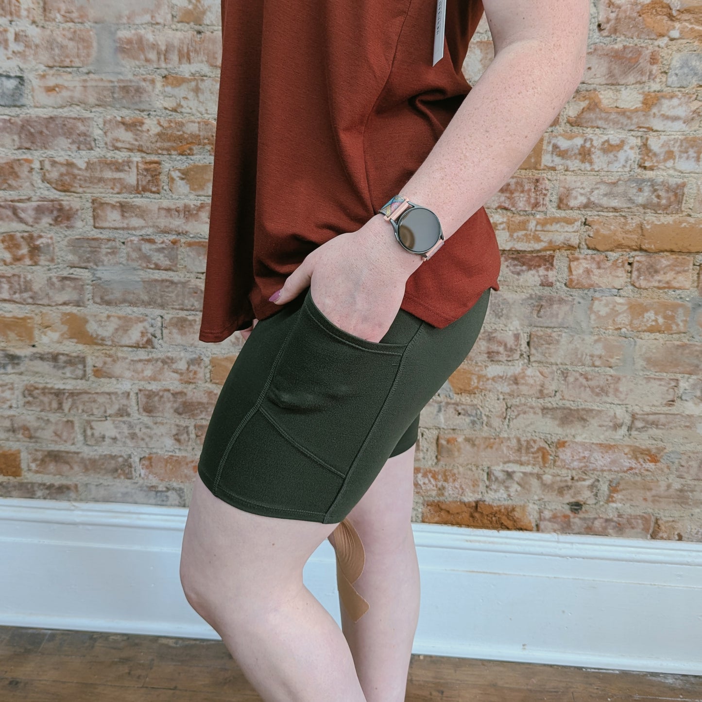 Dark Olive Shorts