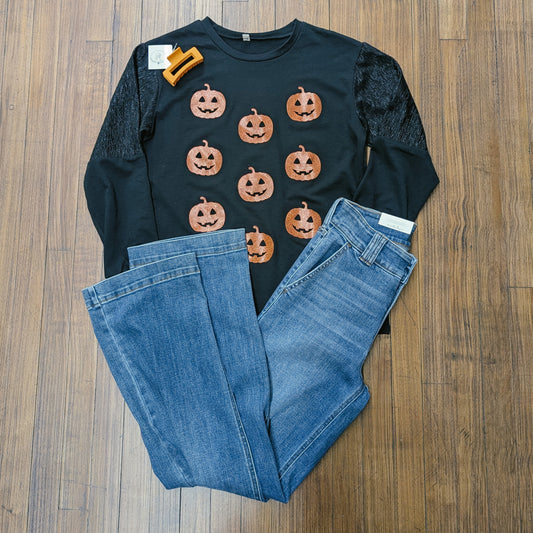 Black Pumpkin Crewneck