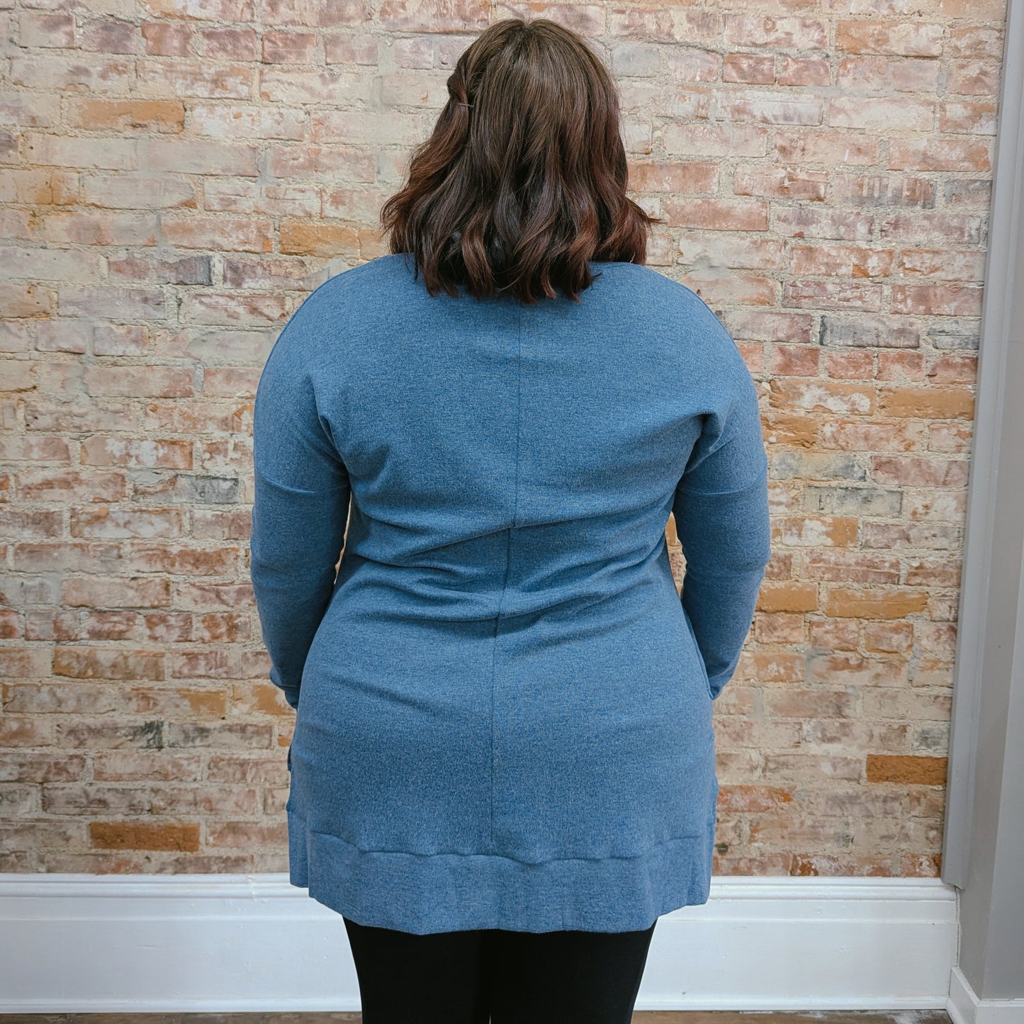 Blue Tunic Sweater