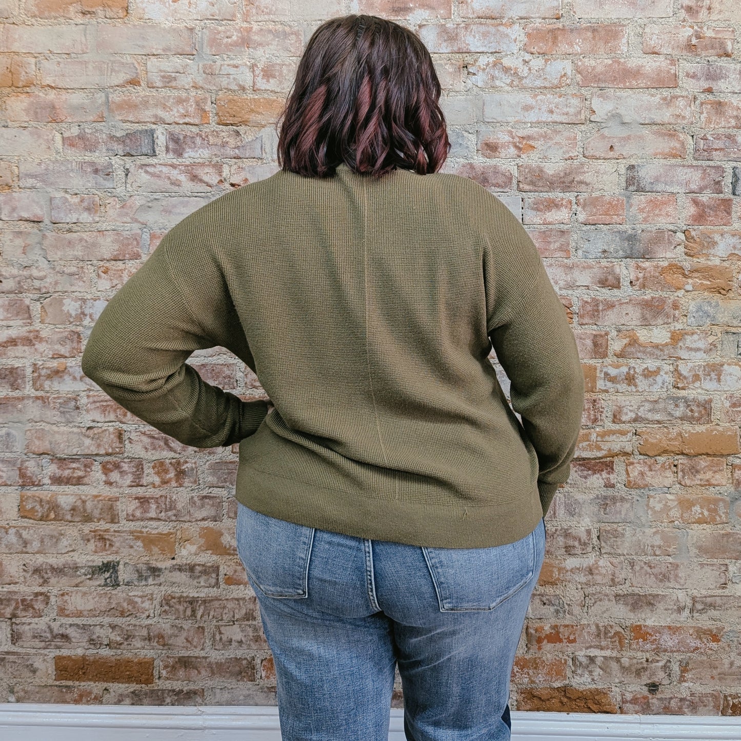 Dark Olive Cardigan