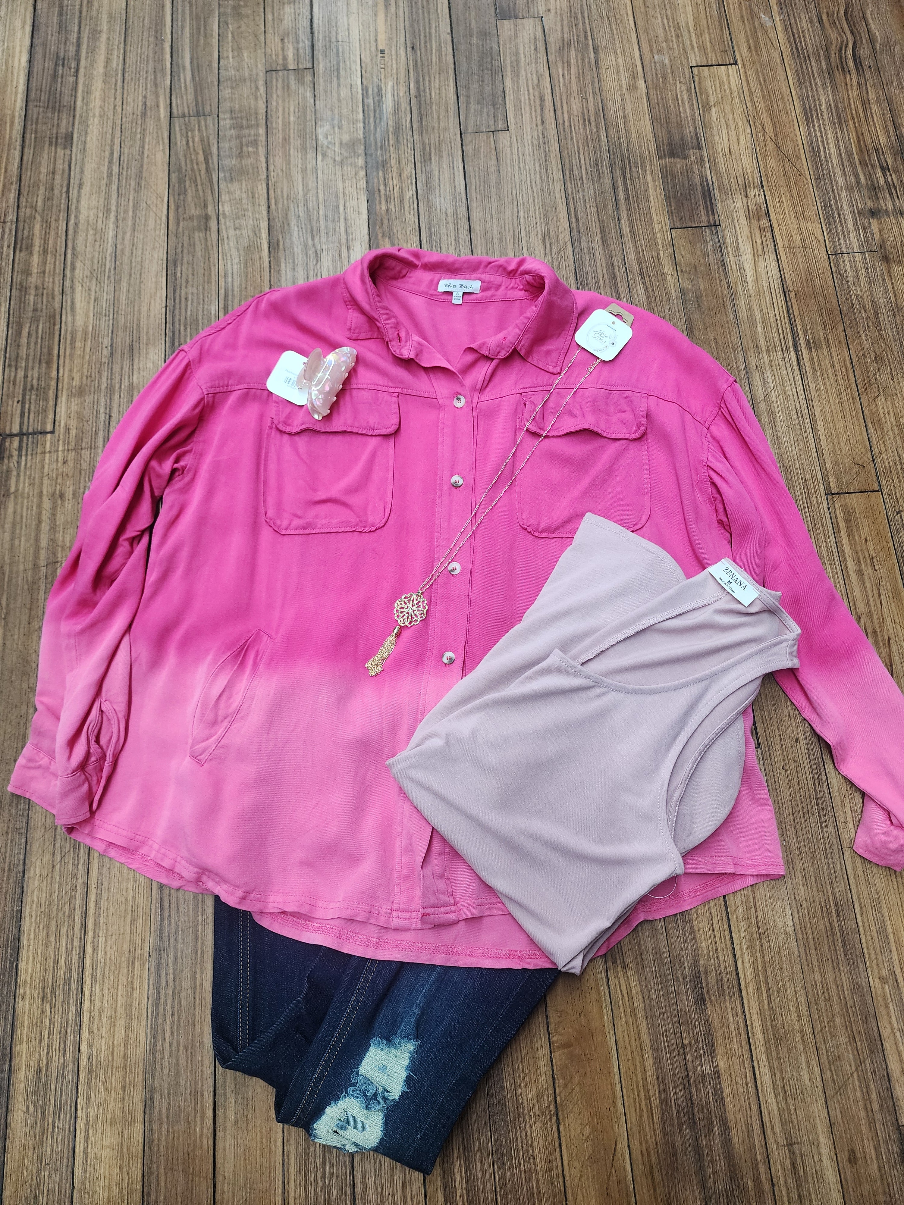 Pretty In Pink Shacket