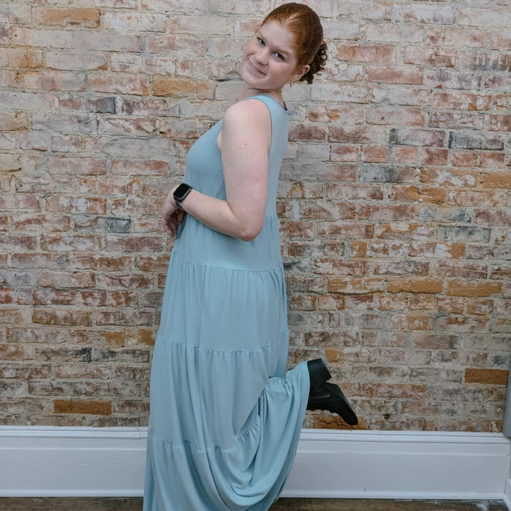 Tank Tiered Maxi Dress
