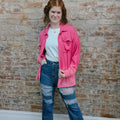 Pretty In Pink Shacket