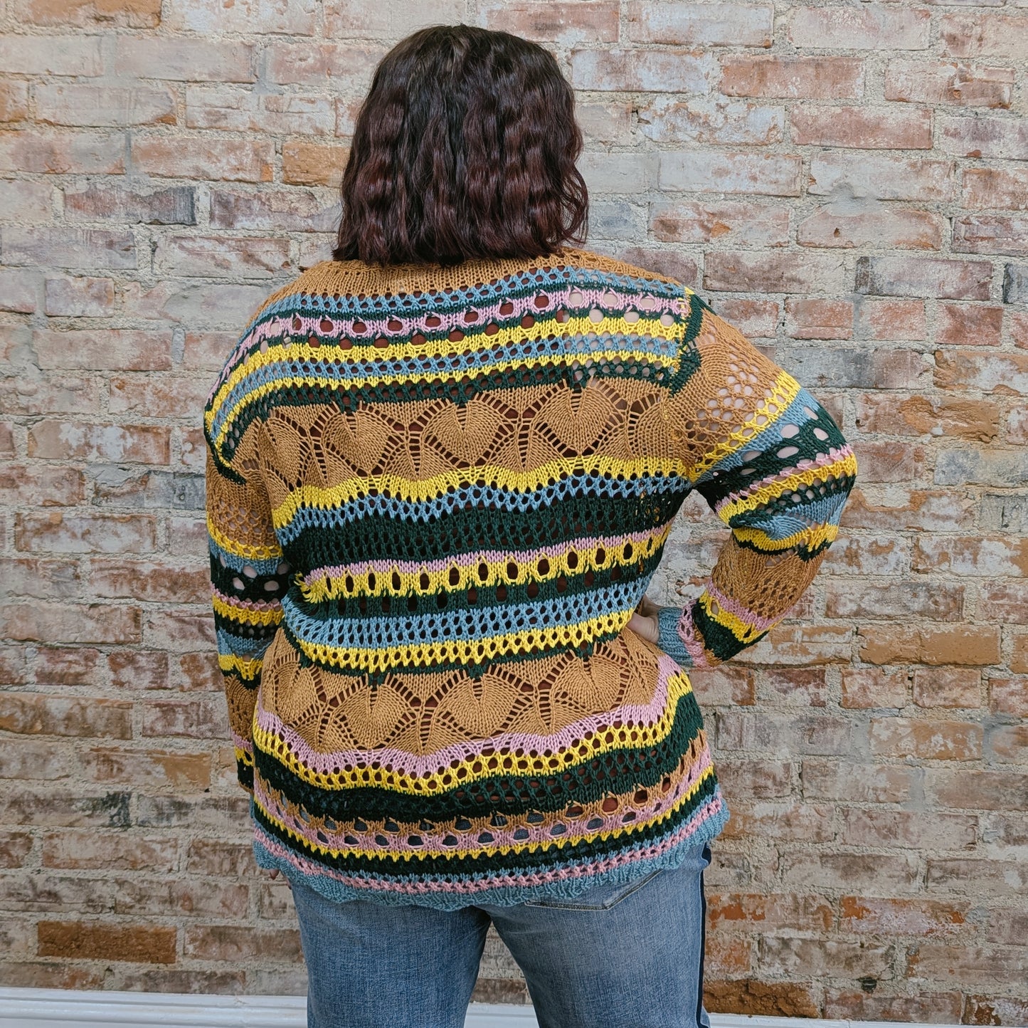 Colorful Knit Top