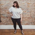 Black Wide Waistband Leggings