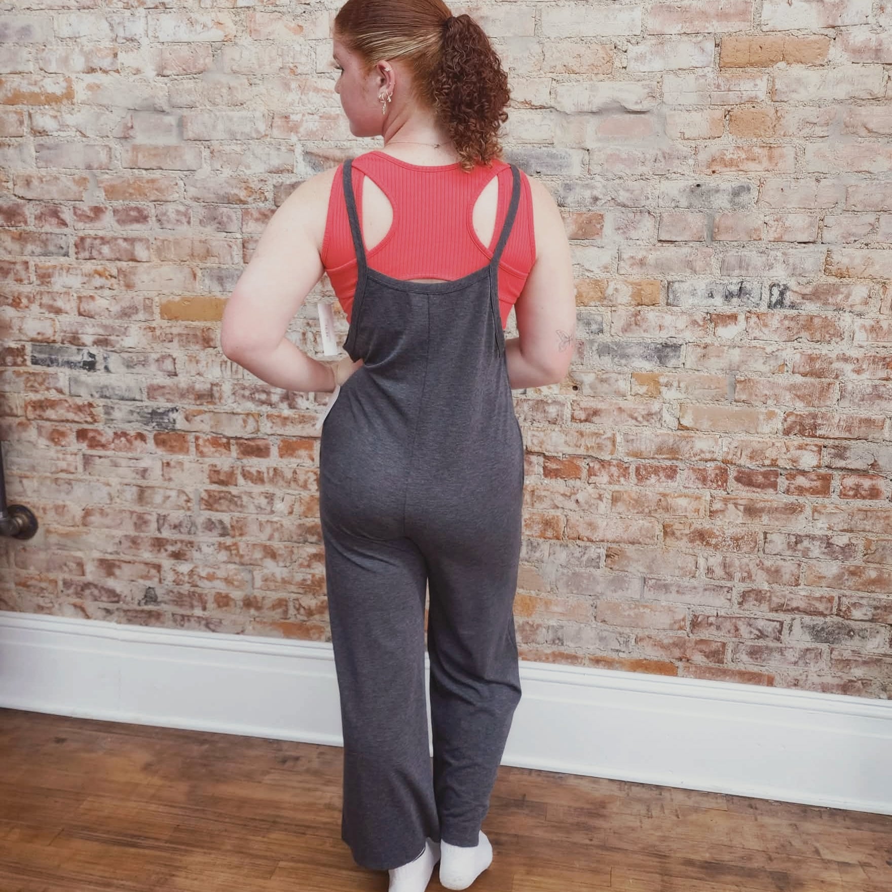 Charcoal Jumper/Overalls