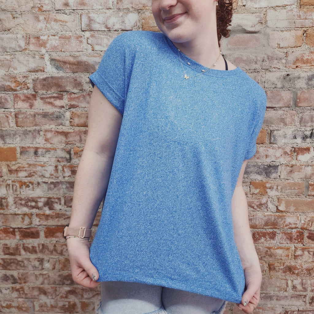 Super Soft Blue Tee