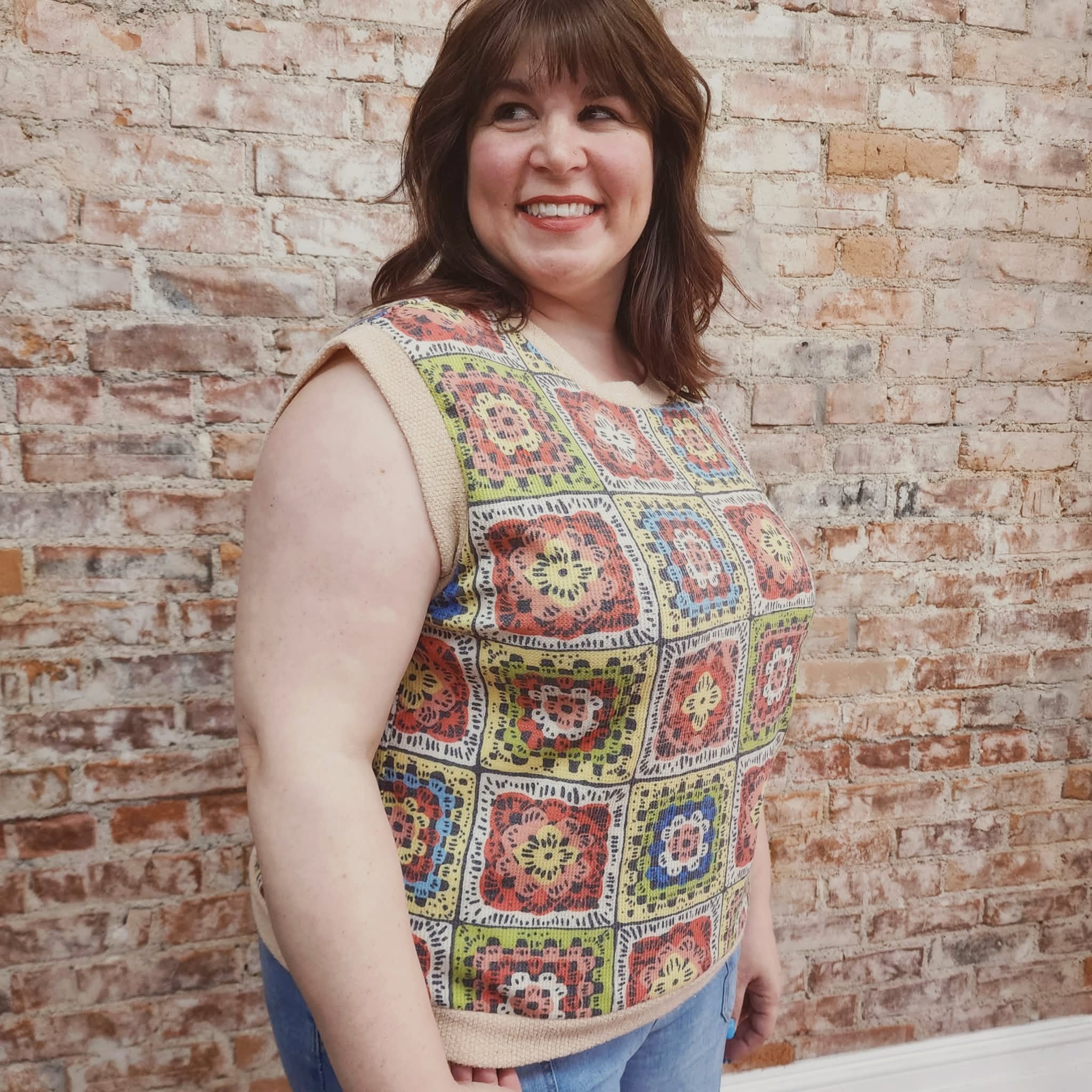 Granny Square Tank Vest