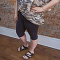 Charcoal Capri Leggings
