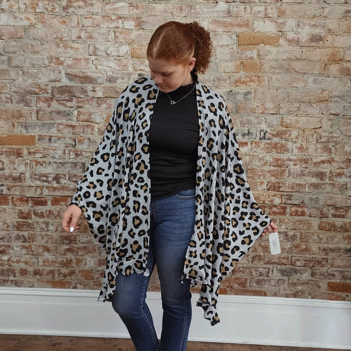 Animal Print Shawl