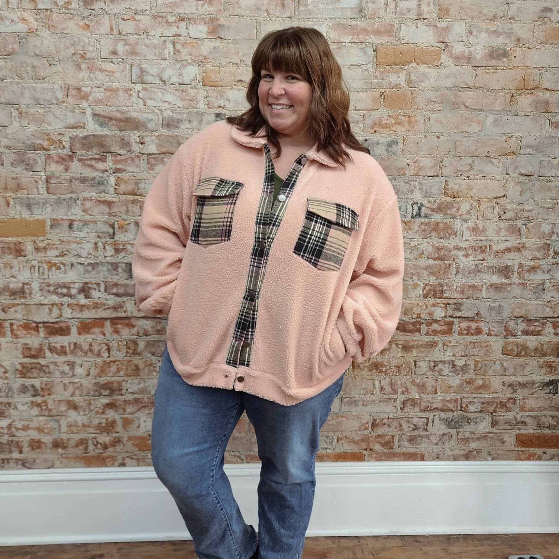 Pink Fuzzy Jacket