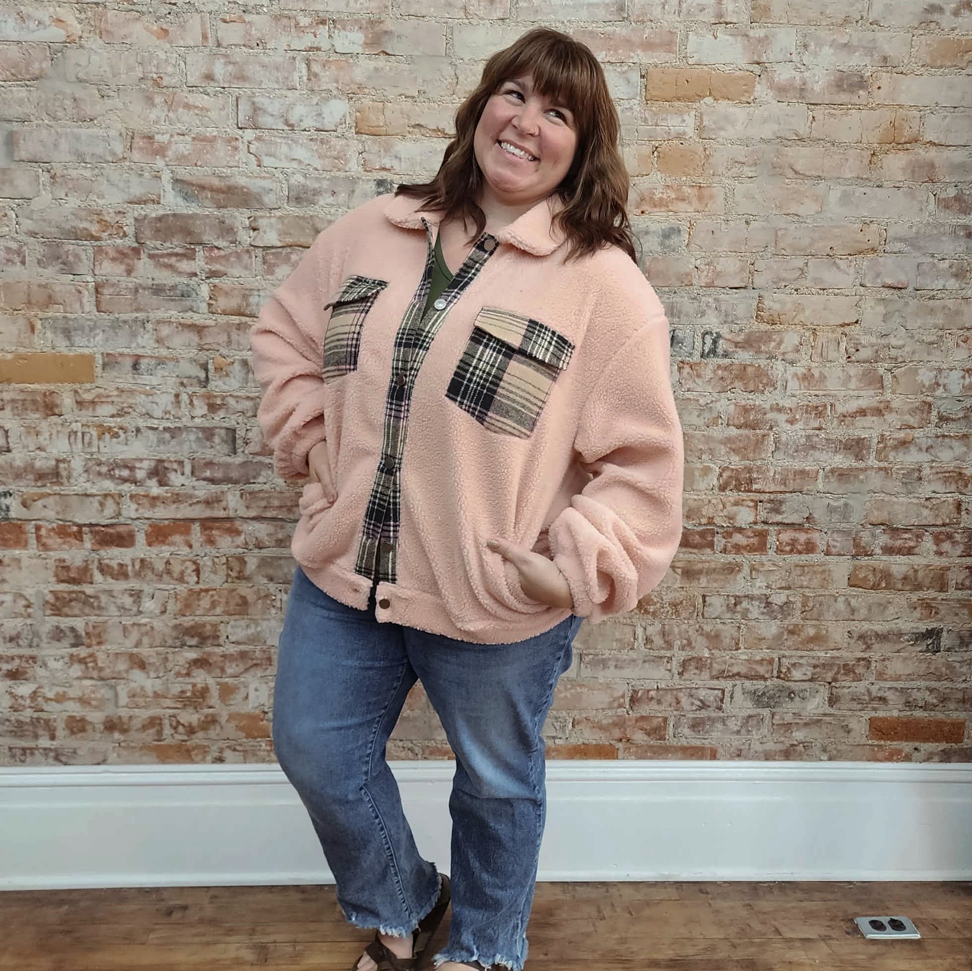 Pink Fuzzy Jacket
