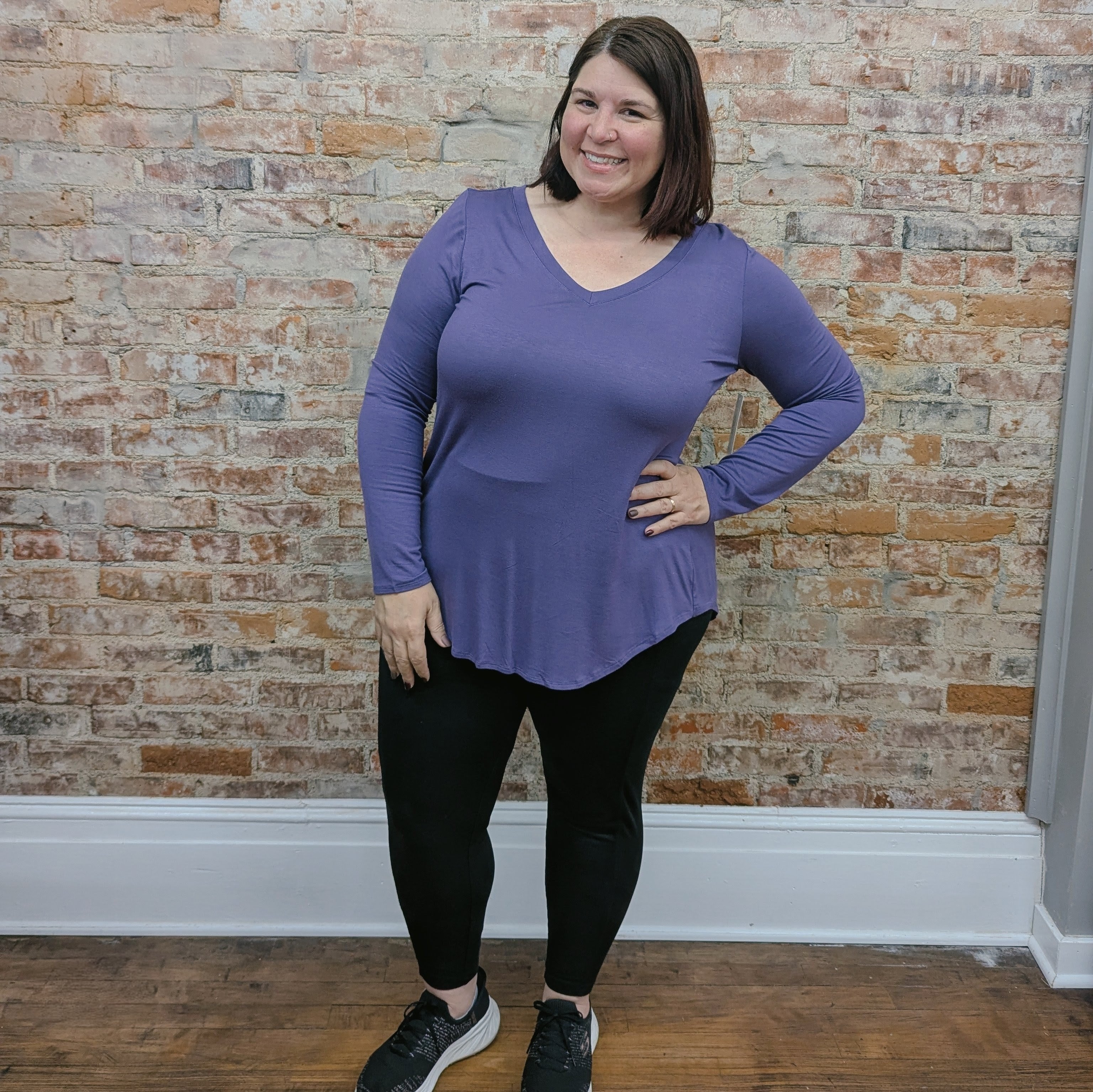Lilac Tunic Top