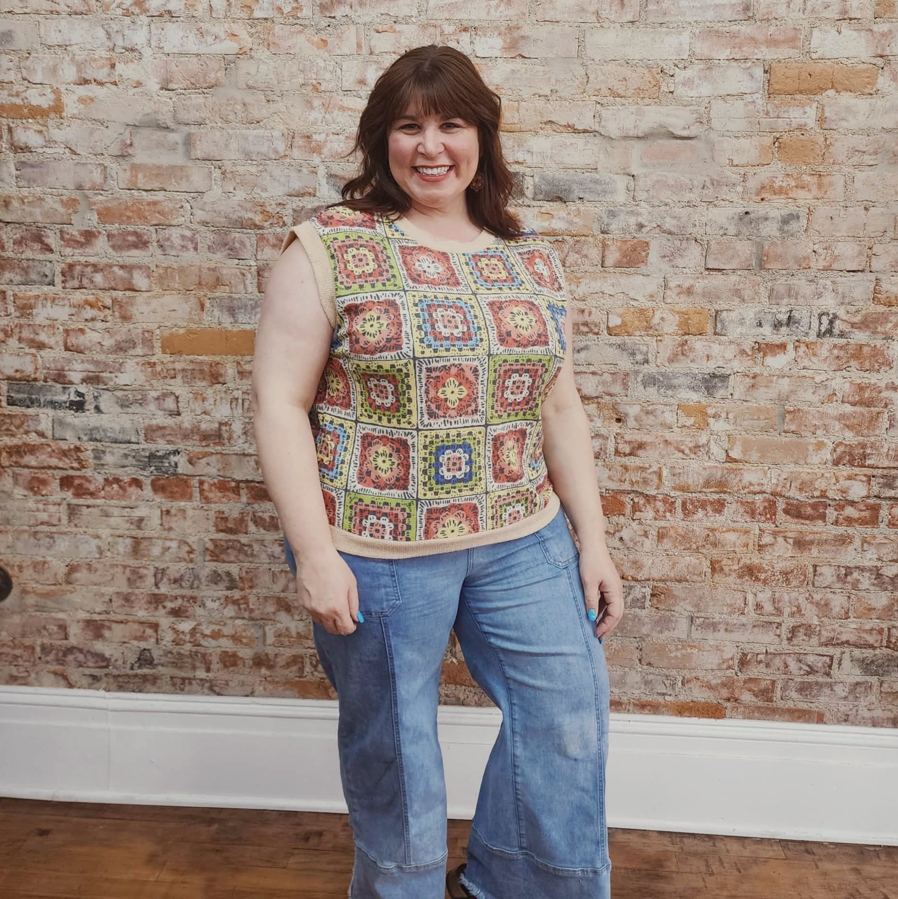 Granny Square Tank Vest
