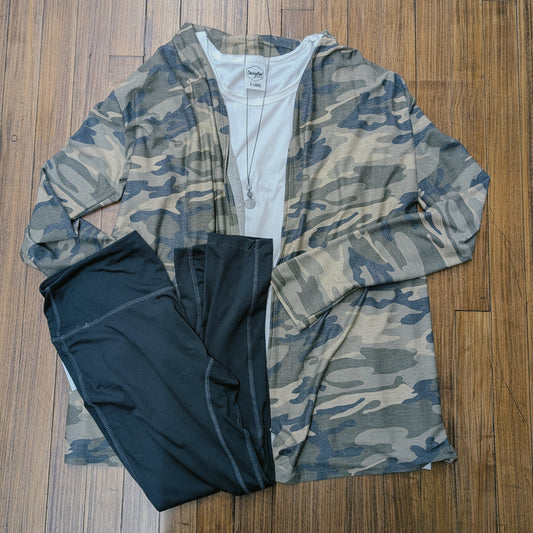 Camo Cardigan