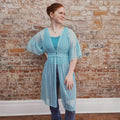 Aqua Long Kimono