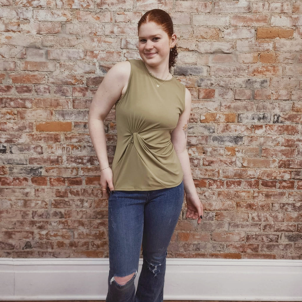 Earthy Side Knot Tank