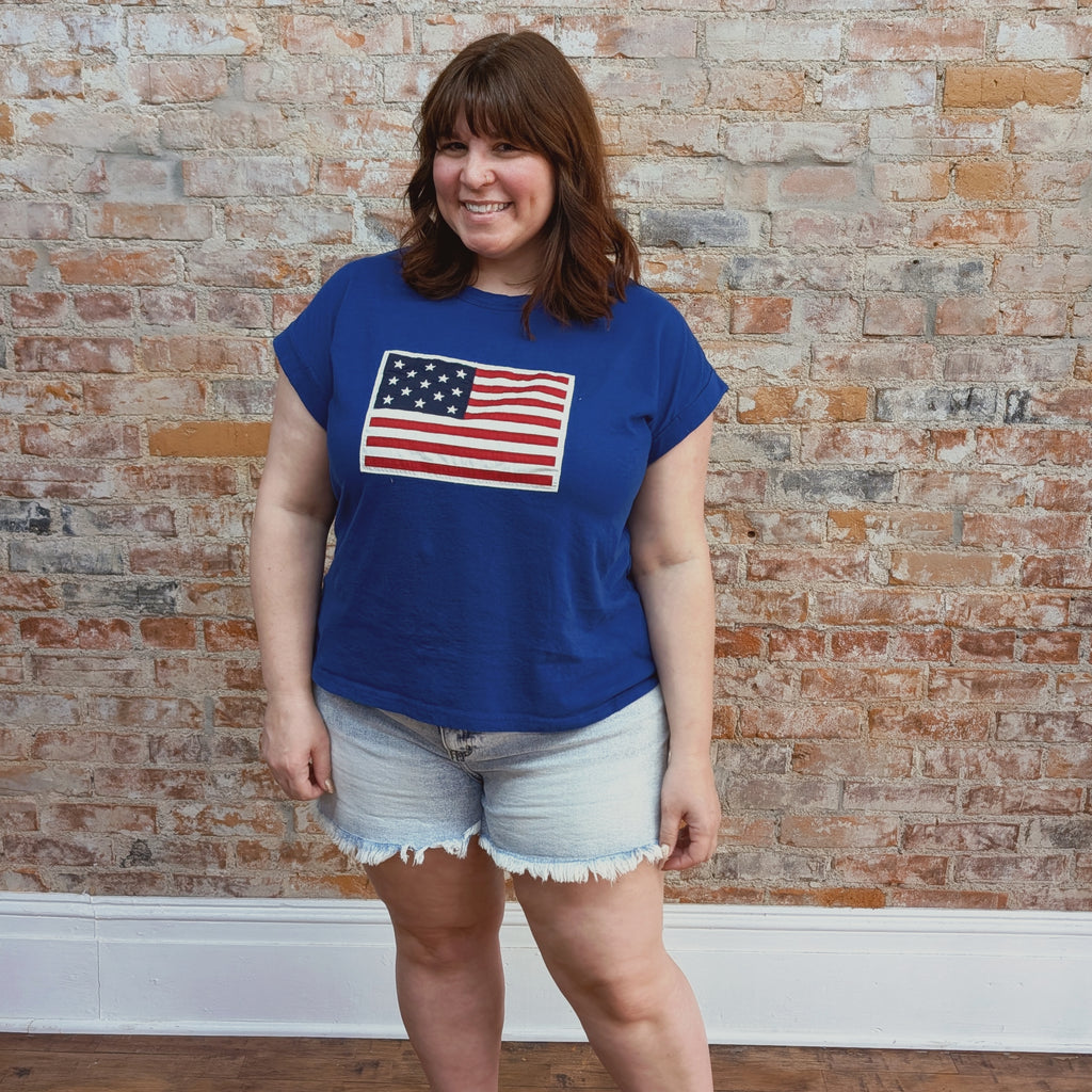 Flag Patchwork T-Shirt