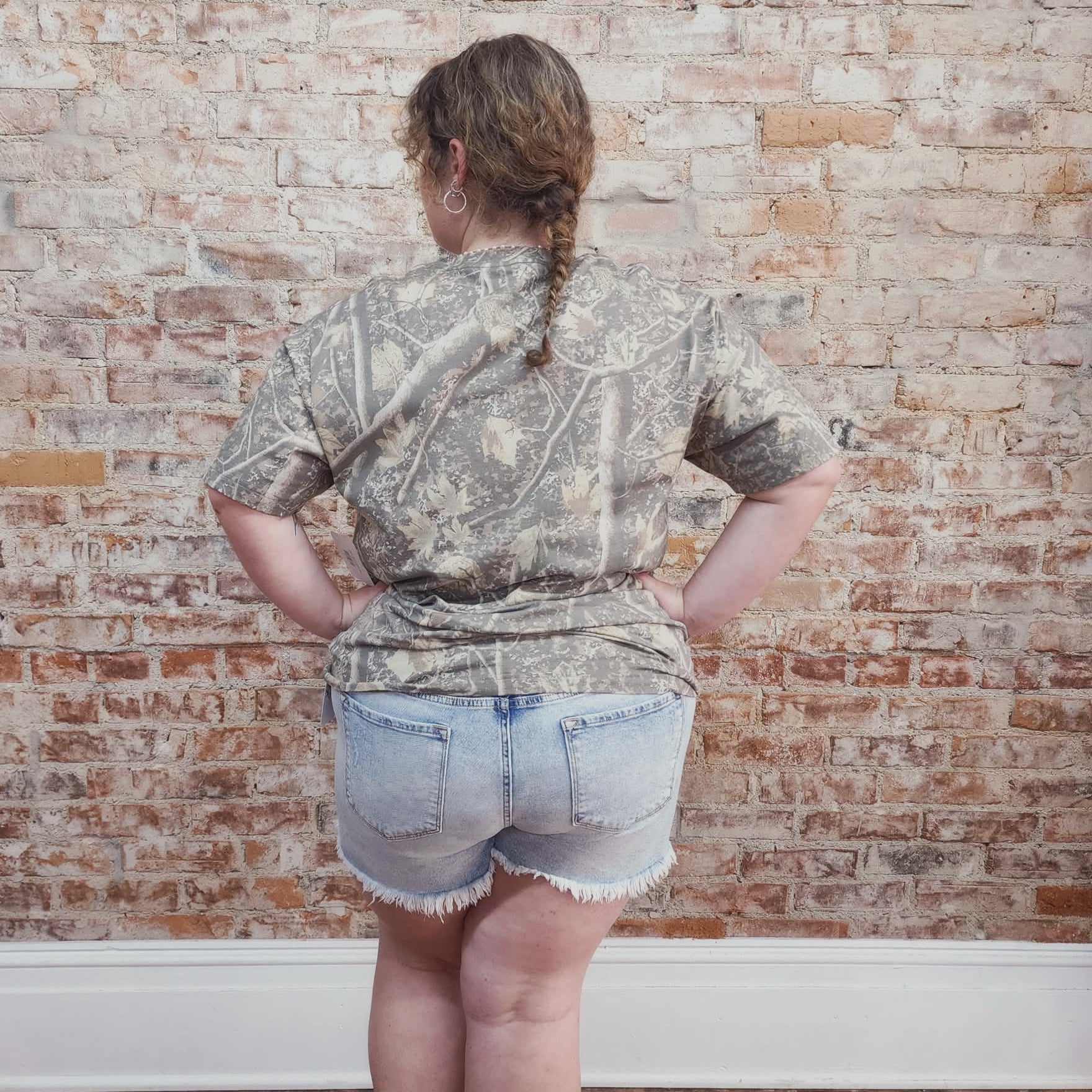 Jesus Saves Camo Tee