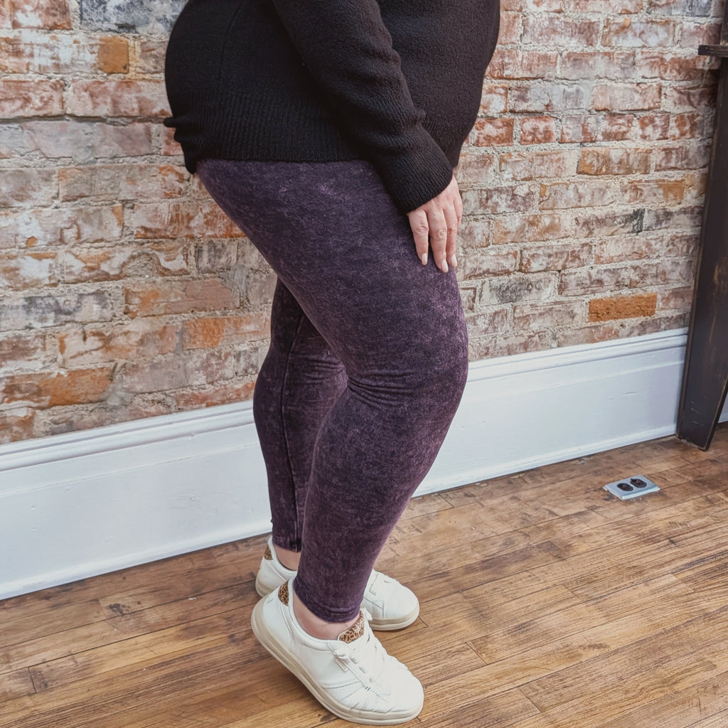 Acid Washed Leggings