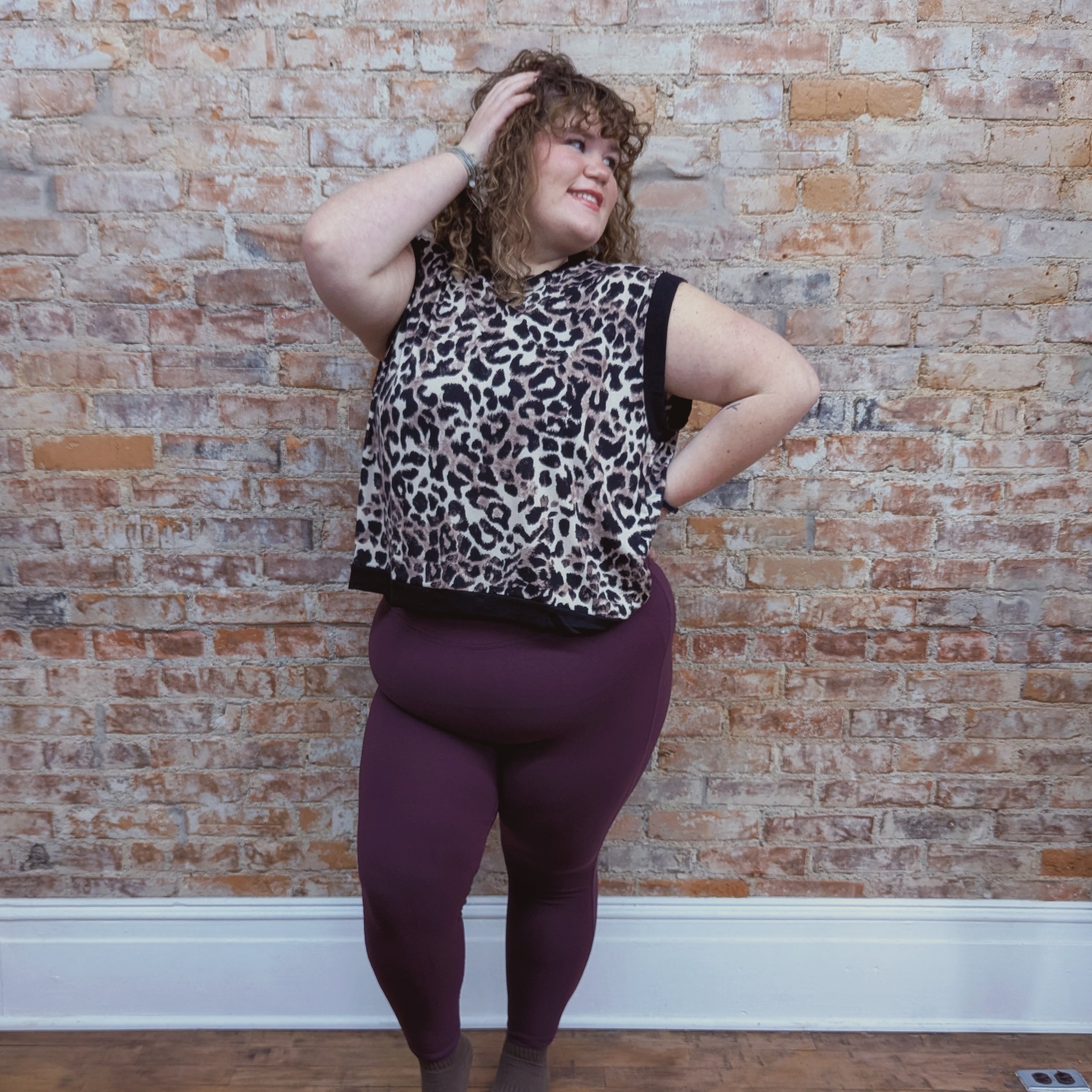 Animal Print Tank Vest