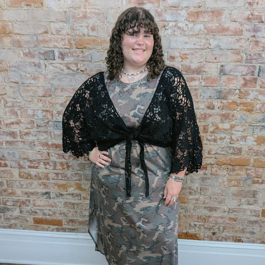 Crochet Tie Kimono