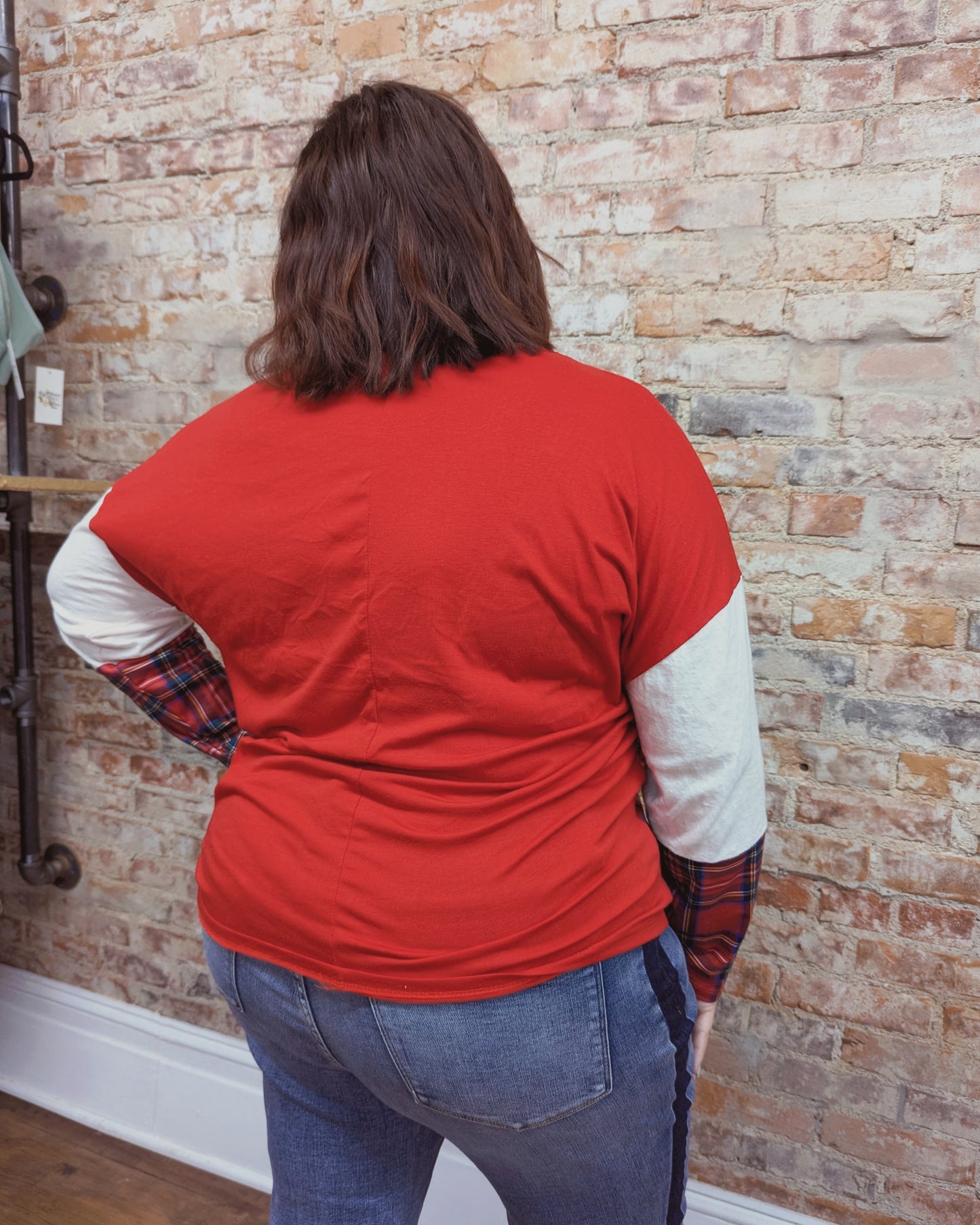 Yuletide Colorblock Top