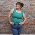 Jade Green Tank Top