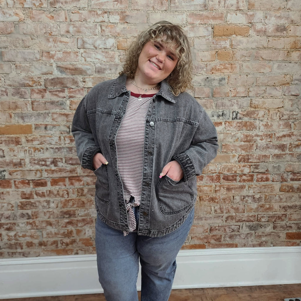 Black Jean Jacket