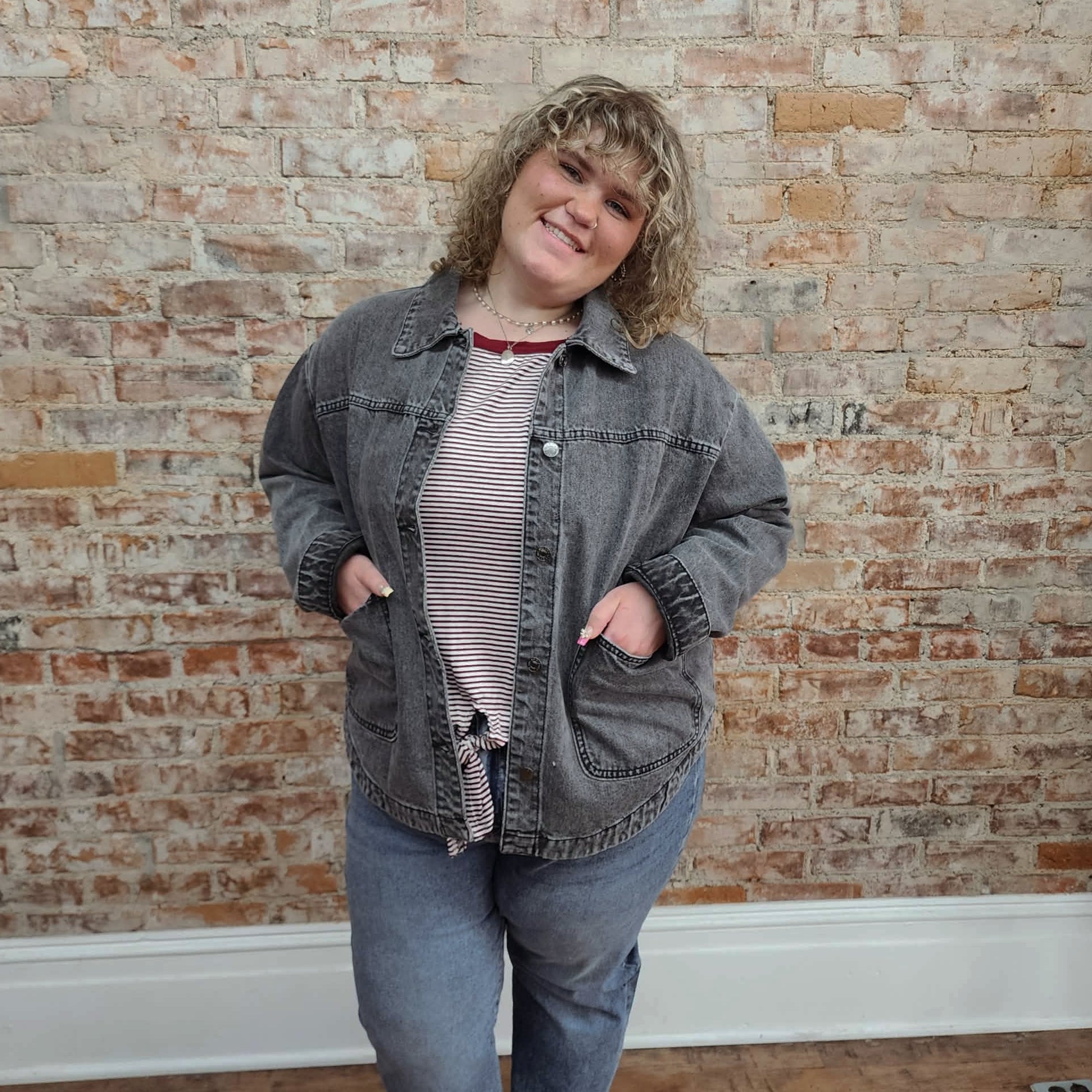 Black Jean Jacket
