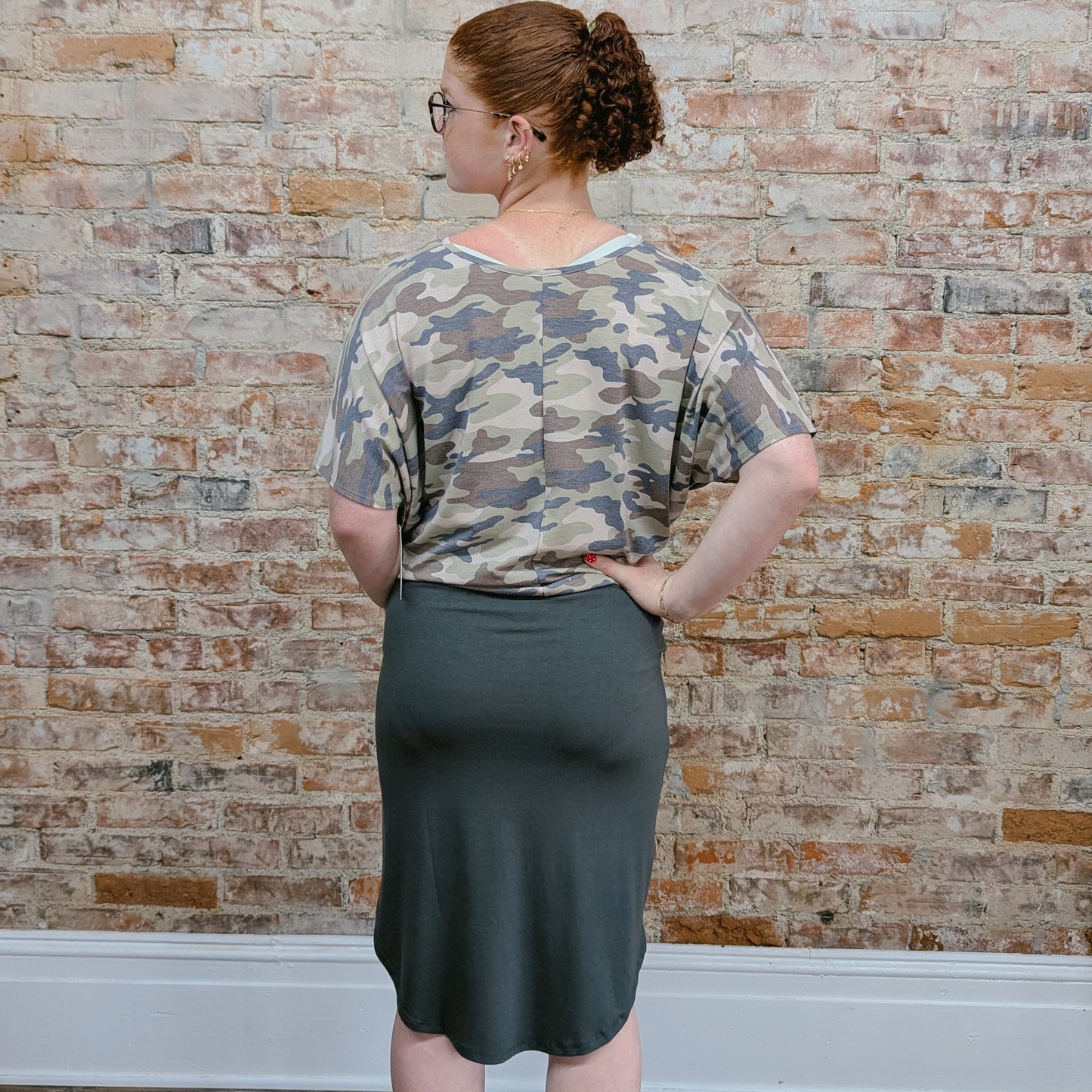 Gray Skirt
