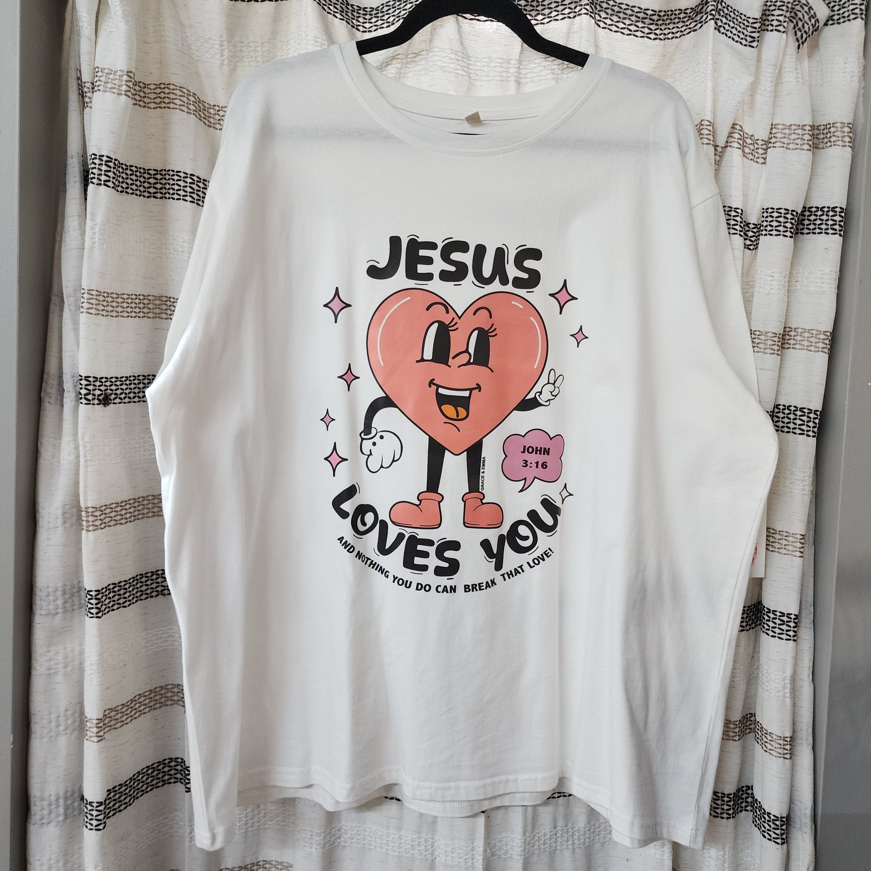 Jesus Loves You Graphic *clearance item, cannot be returned*