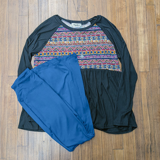 Aztec Babydoll Top